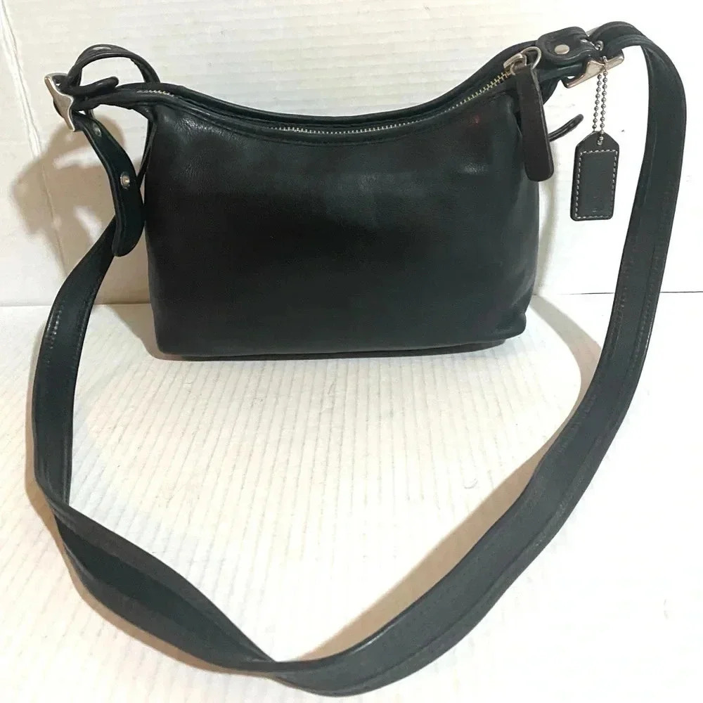 Coach black vintage crossbody handbag